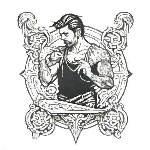 Lopez With A Background