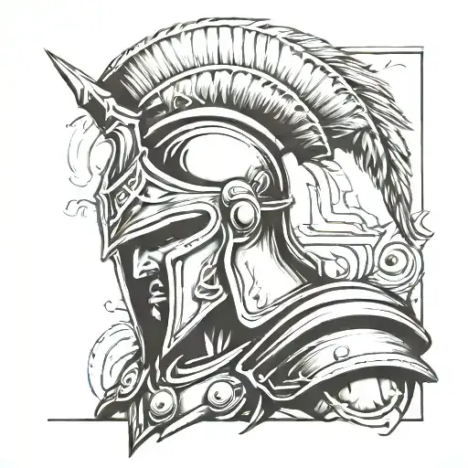 Spartan With Raiders Helmet