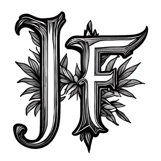 Letter J And F