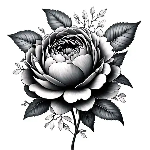 Floral Peonies And Accent Flowers