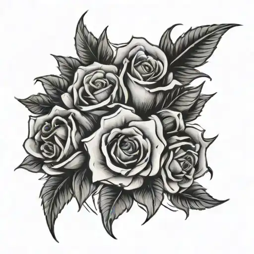 Roses And Dagger Surrounded