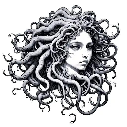 Small Medusa Surrounded
