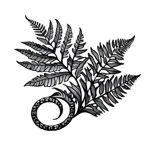 Fern Leaf And Fern Curl Bracelet