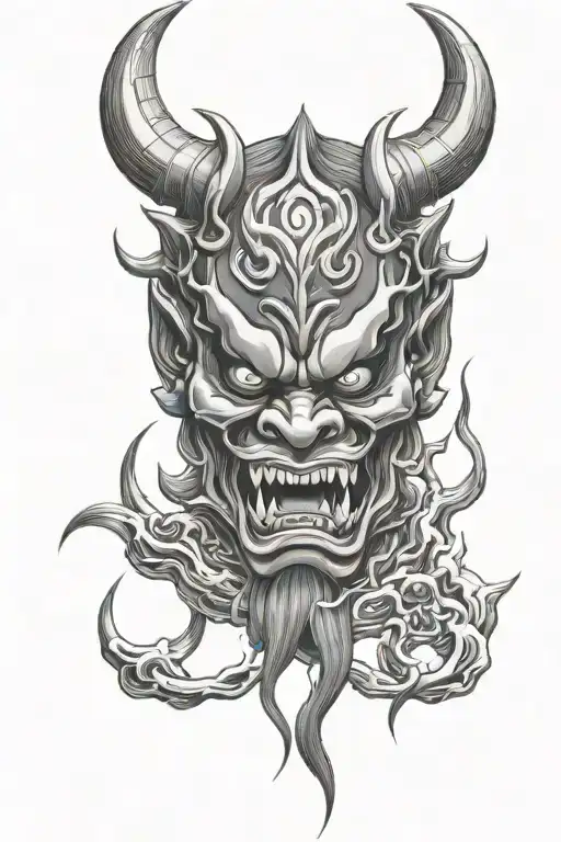 Oni Demon Mask