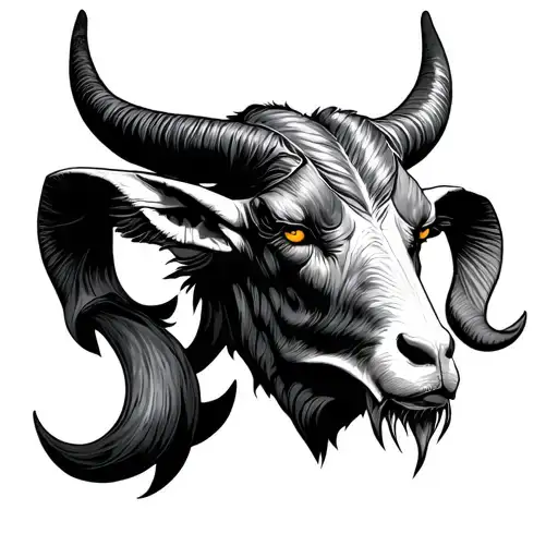 Demon Goat Head