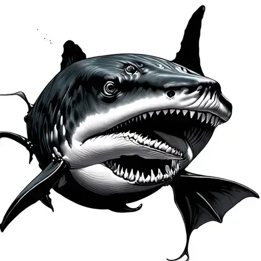 Whale Shark And Manta Ray