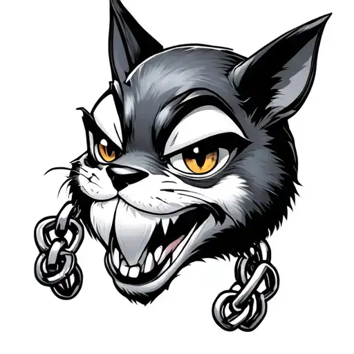 Taz Loony Toon With Chain Forming