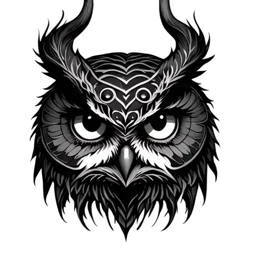 Owl Tree Eye Devil