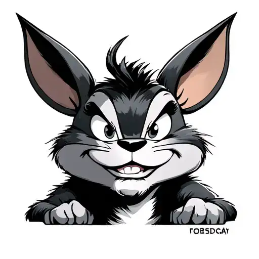 Taz Looney Toon With Chain Forming Constellations