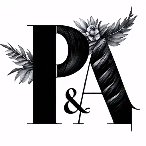 Intiatials P And A Minimalist