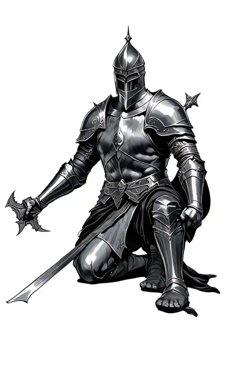 Kneeling Knight