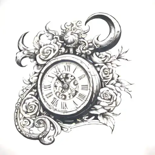 Clock On Ox Back