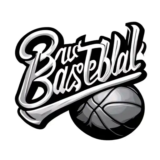 Basketball With Lettering