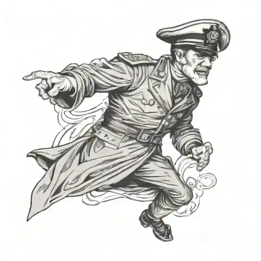 A Sheet Ghost Resembling The Tv Show Character The Captain From The Bbc Series Ghosts
