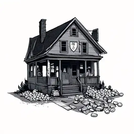 Trap House Drug Dealing Hustler And