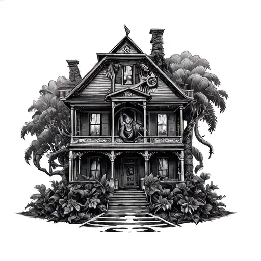 Taz Manian Devel On A Mid Evil House And Louisiana Theme Black