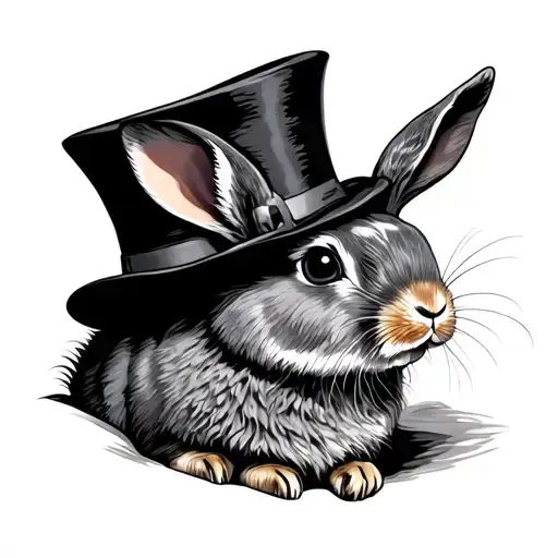 Rabbit In Top Hat