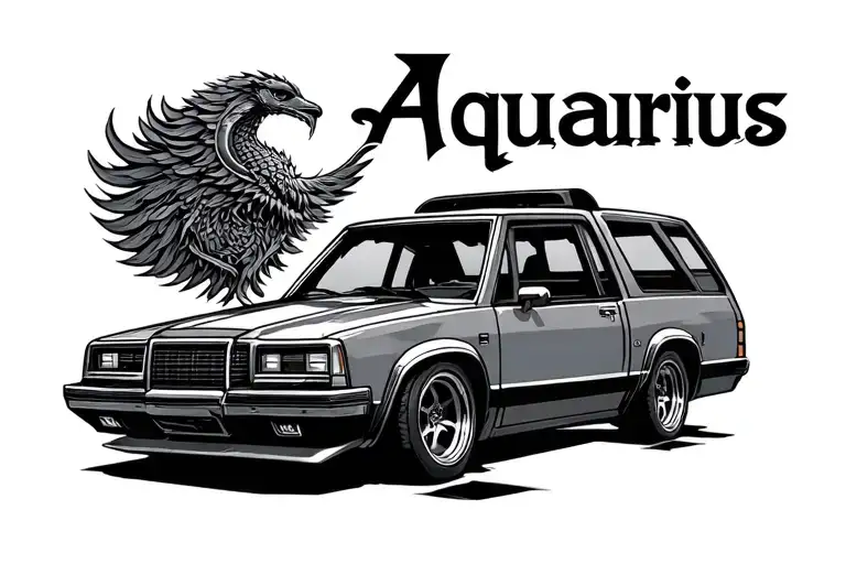 Aquarius Symbol Incorporated Car Hauler