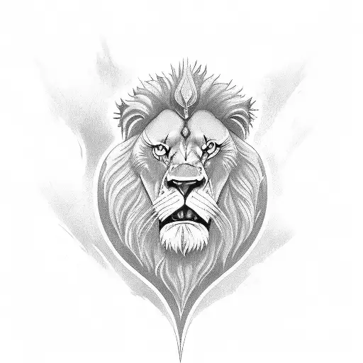 St Christopher Wearing Lion Skin