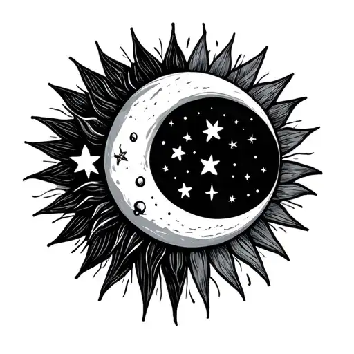 Sun Moon Stars Best Friends