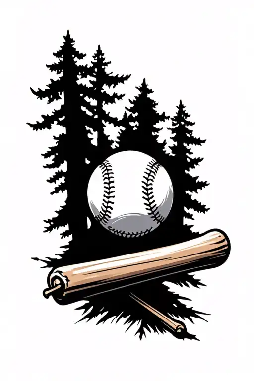 Baseball Diamond In The Woods