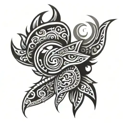 Tribal With 2 And 4