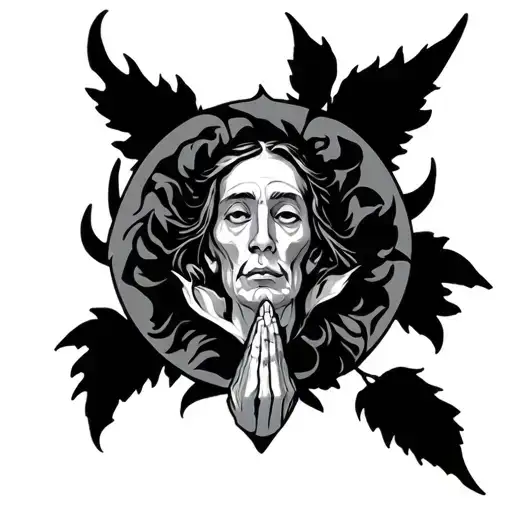 Roes With A Prayer Hand On The Bottom