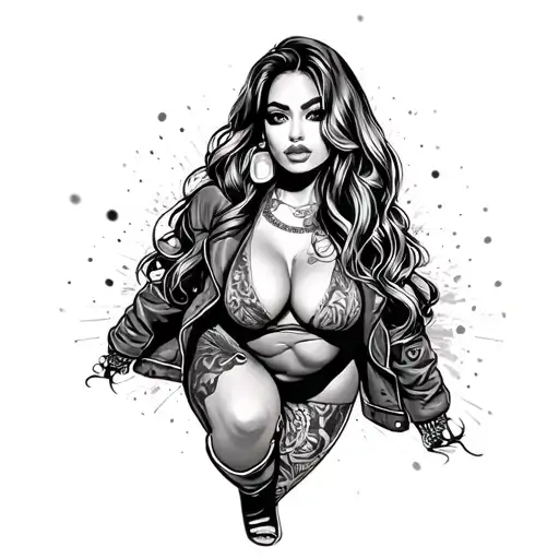 Low Rider Curvy Girl