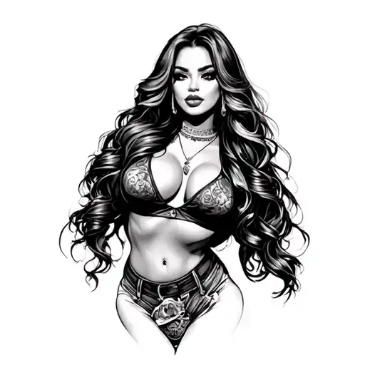Low Rider Curvy Girl
