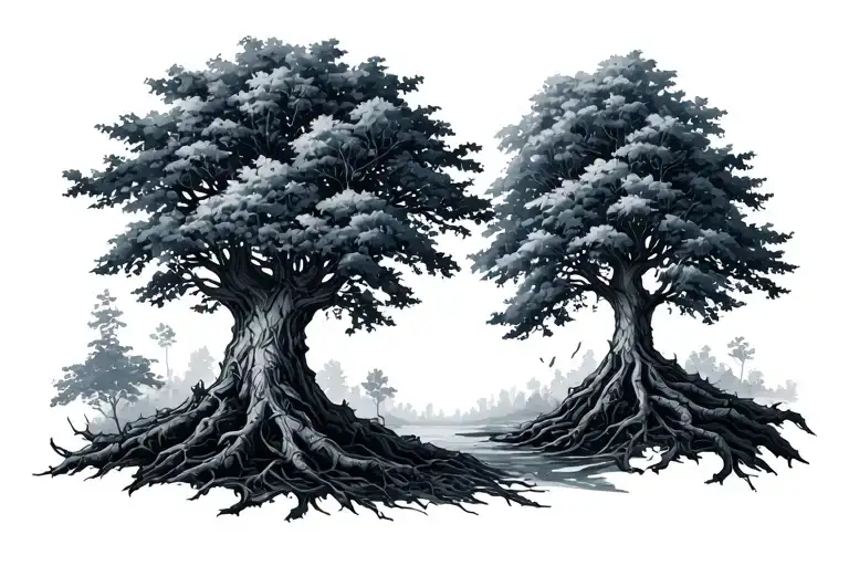 Breathe With Tree Growing