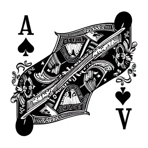 Card And Ace Playing Card