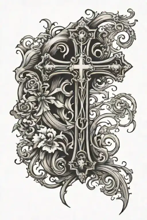 Cross With Iv Xvii Mmvi
