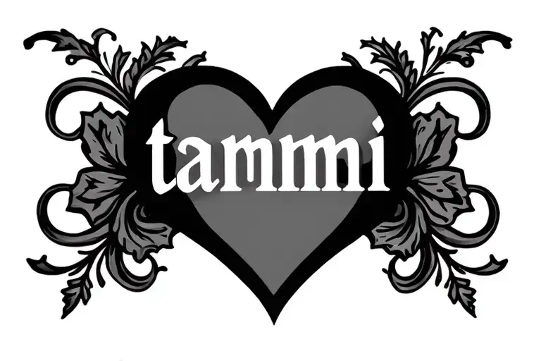 Tammi Name Heart