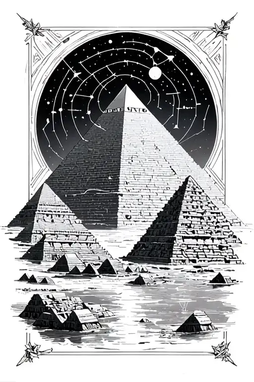 Orion Constellation Aligned With Pyramids Of Giza Incorporate Osiris And The Nile River Element
