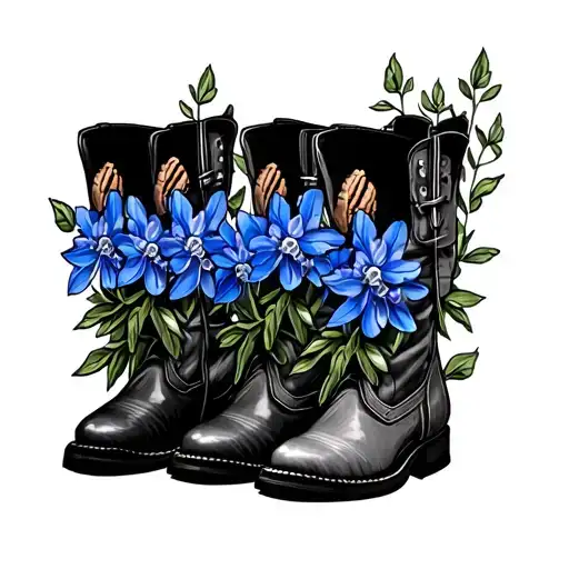 Pecan Tree Boots And Bluebonnets