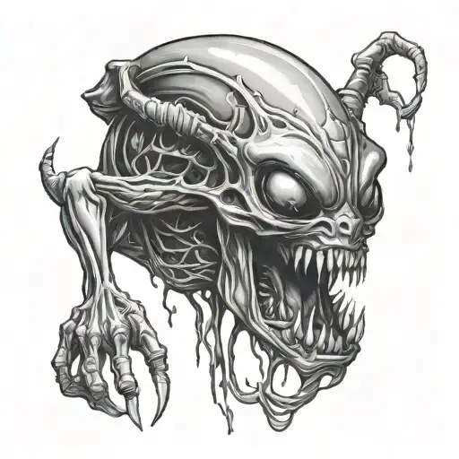 Alien Eating Monster