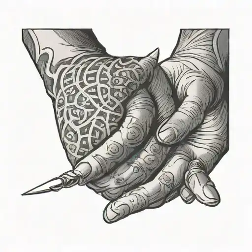 Male Hand Slapping An Ass