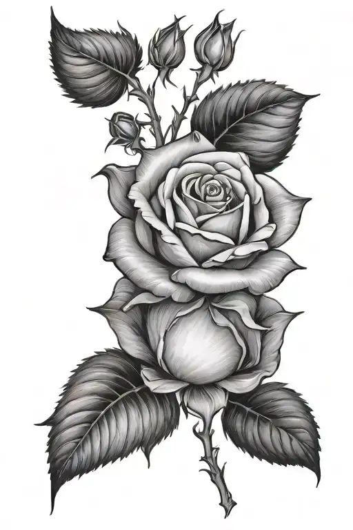 Rose With 2009 Through It