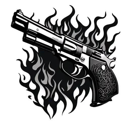 Flames And Guns