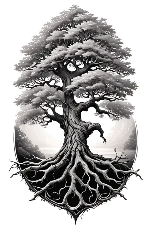 Oak Tree Of Life 2 Branches