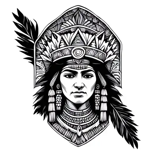Peruvian Inca Sleeve Tat