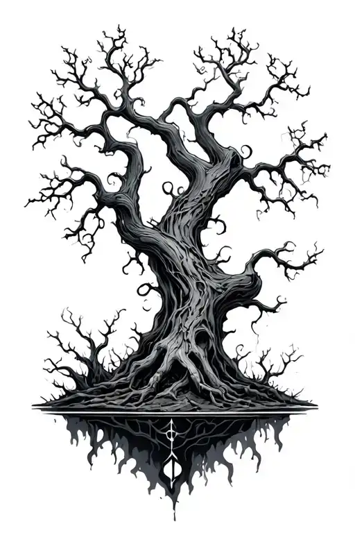Poison Tree Grow Of Stone Gothic Style