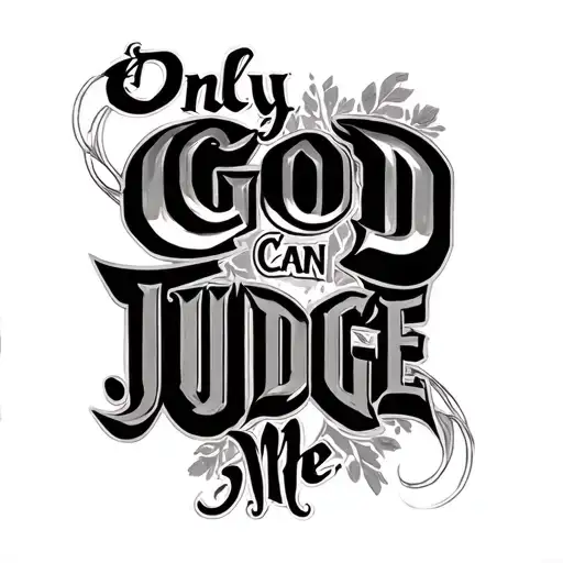 Only God Can Judge Me
