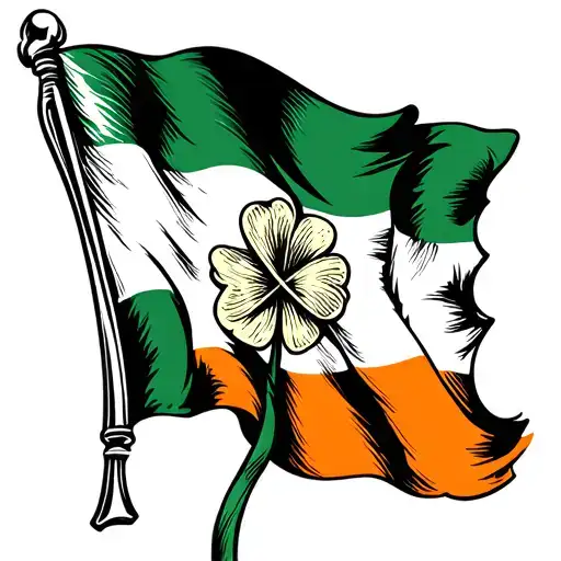 Irish Flag Intertwined