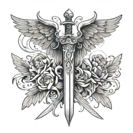 Sword With Angel Wings