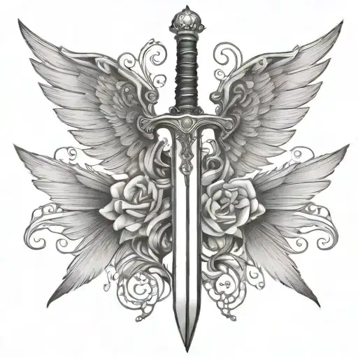 Sword With Fairy Wings