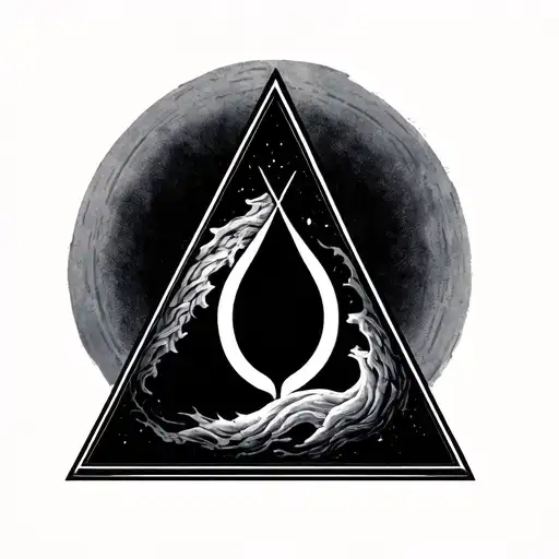 Triangle Symbolizing Recovery Ancient