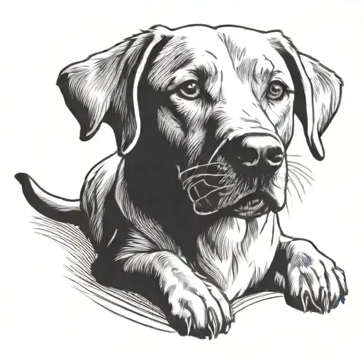 Labrador Sitting