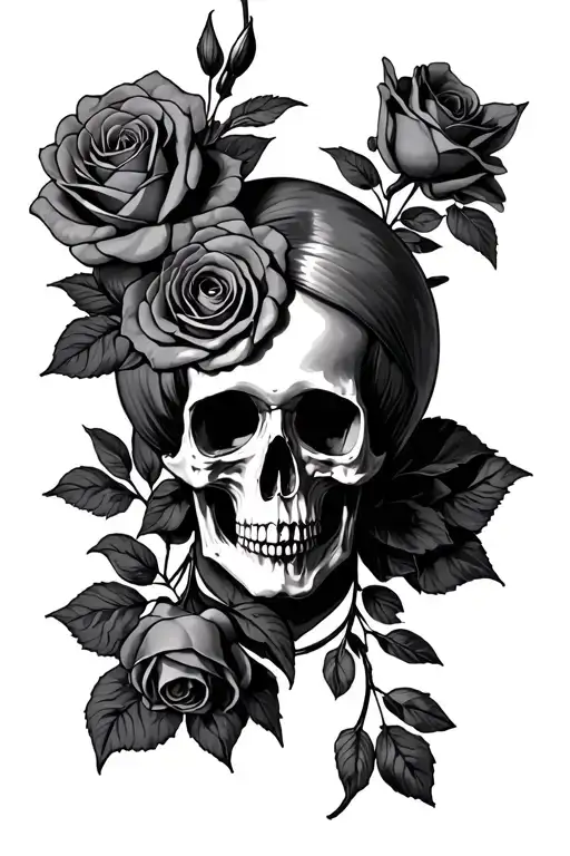 Holy Death With Roses