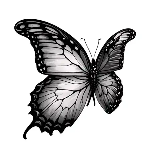 Half Butterfly Half Carnat